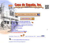 Tablet Screenshot of casadeespanalosangeles.com